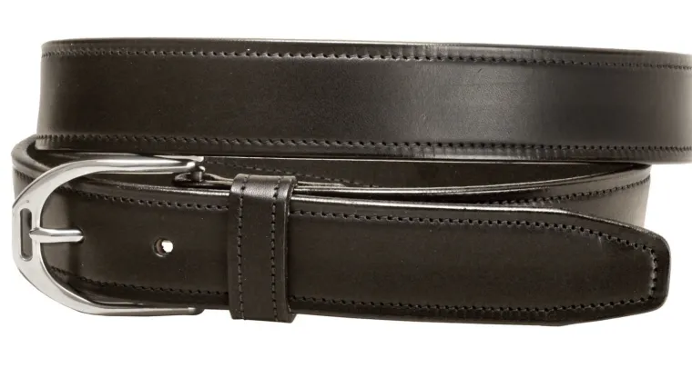 tory-leather-1-14-stainless-st-hNmosiua-0.webp Online TORY LEATHER 1 1/4" Stainless Steel Stirrup Buckle Belt
