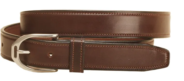 tory-leather-1-14-stainless-st-hNmosiua-1.webp Online TORY LEATHER 1 1/4" Stainless Steel Stirrup Buckle Belt
