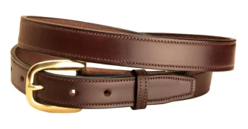 Hot TORY LEATHER 1" Stitched Leather Belt