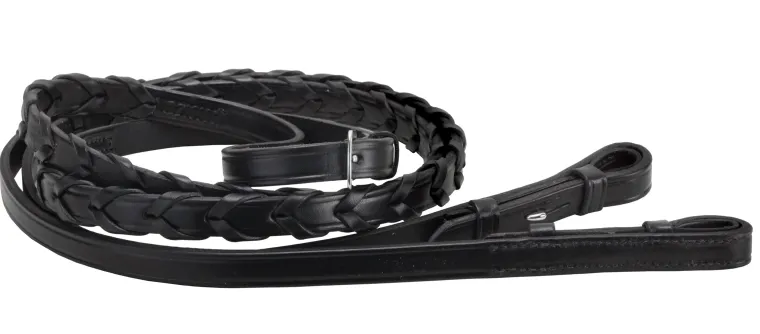 tory-leather-company-58-x-48-p-YuzRKRbB-0.webp Sale TORY LEATHER Company 5/8" X 48" Pony Laced Reins With Hook Stud Bit Ends