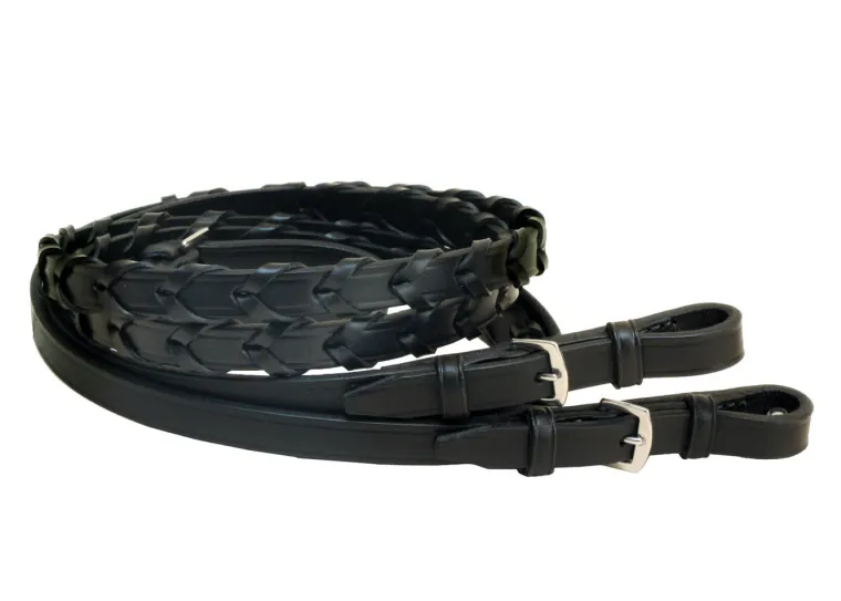 tory-leather-company-58-x-54-l-NLQonWqx-2.webp Outlet TORY LEATHER Company 5/8" X 54" Laced Reins With Buckle Bit Ends