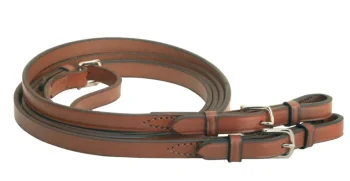 Best TORY LEATHER Company 5/8" X 60" Plain Reins With Buckle Bit Ends