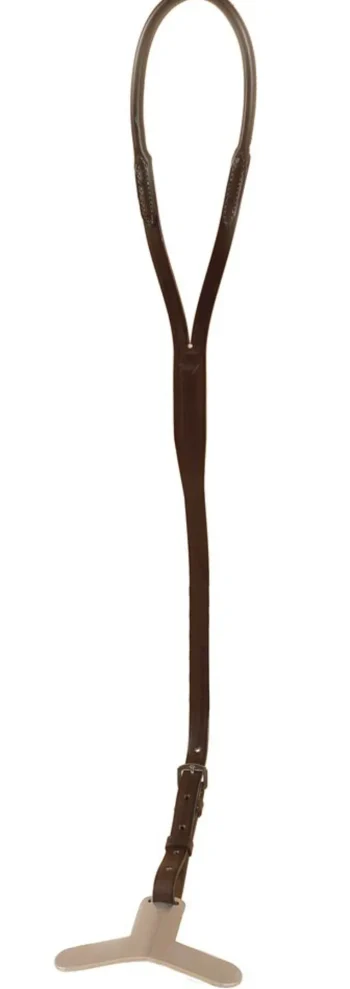 Hot TORY LEATHER Company Horse Crupper/Aluminum Plate Havana