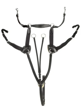 New TORY LEATHER Company Padded 5-Point Breastplate With Running Attachment