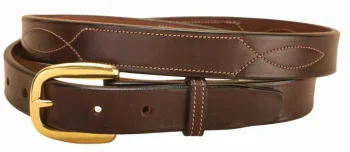 Discount TORY LEATHER Stitched Pattern Belt