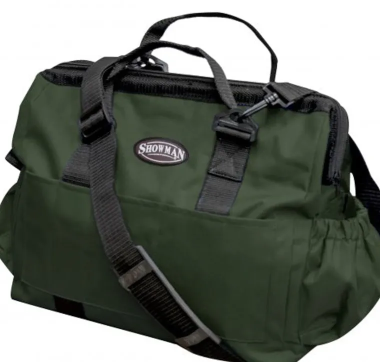 tpBQBtcz_5.webp New SHILOH STABLES TACK Showman® Nylon Grooming Tote