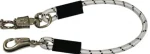 Fashion SHILOH STABLES TACK 24" Bungee Trailer Tie White/Black