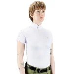 Outlet TREDSTEP-CLOTHING Tredstep Ireland™ Ladies’ Snaffle Short Sleeve Competition Shirt White