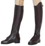 New JPC EQUESTRIAN TuffRider® Children’s Starter Back-Zip Synthetic Leather Field Boots In Mocha