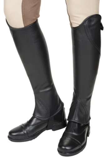 Discount JPC EQUESTRIAN TuffRider® Ladies’ Belmont Plus Leather Half Chaps Black