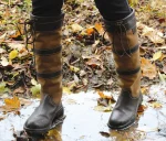 Online JPC EQUESTRIAN TuffRider® Ladies’ Lexington Waterproof Tall Country Boots Chocolate/Fawn