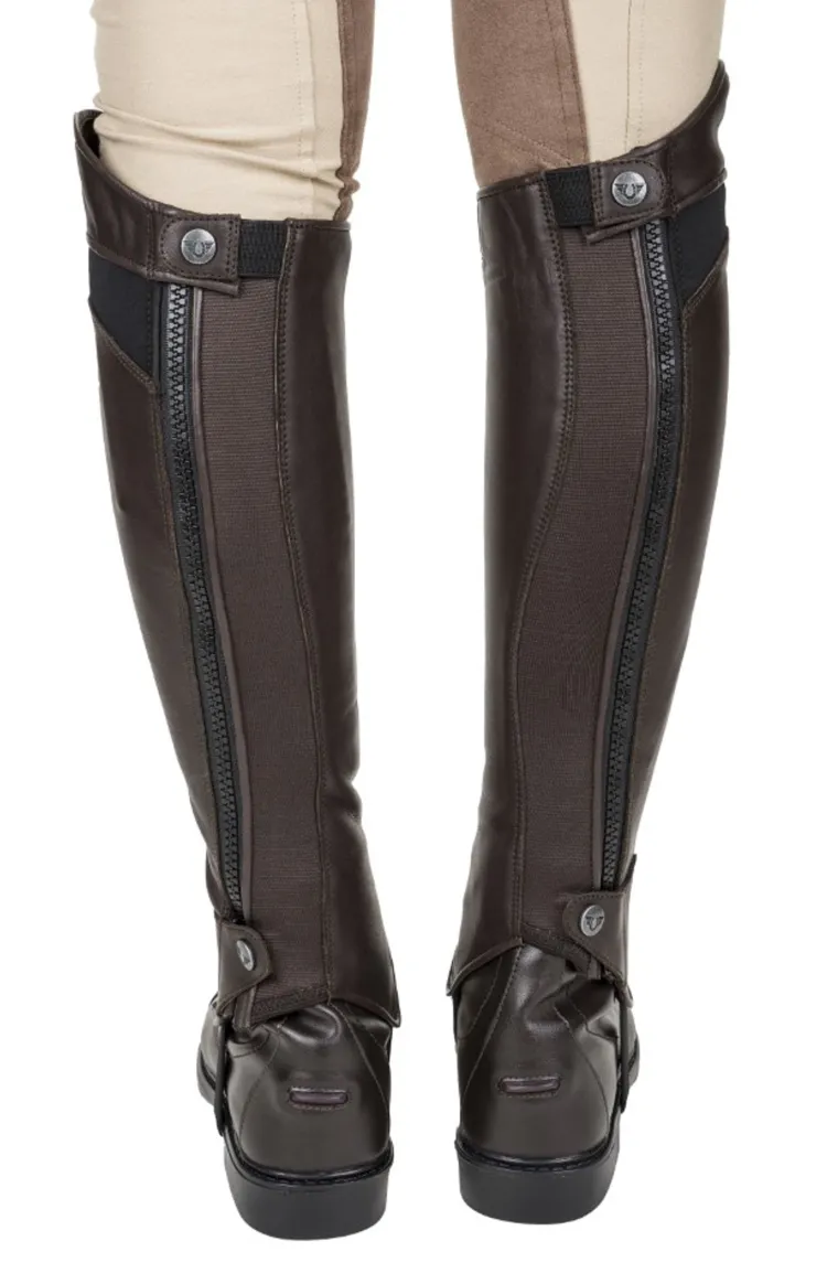 tuffrider-ladiesderby-leather-wrMNPnzp-2.webp Online JPC EQUESTRIAN TuffRider® Ladies’ Derby Leather Half Chaps