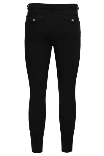 New JPC EQUESTRIAN TuffRider® Men’s Long Ribb Knee Patch Breeches Black