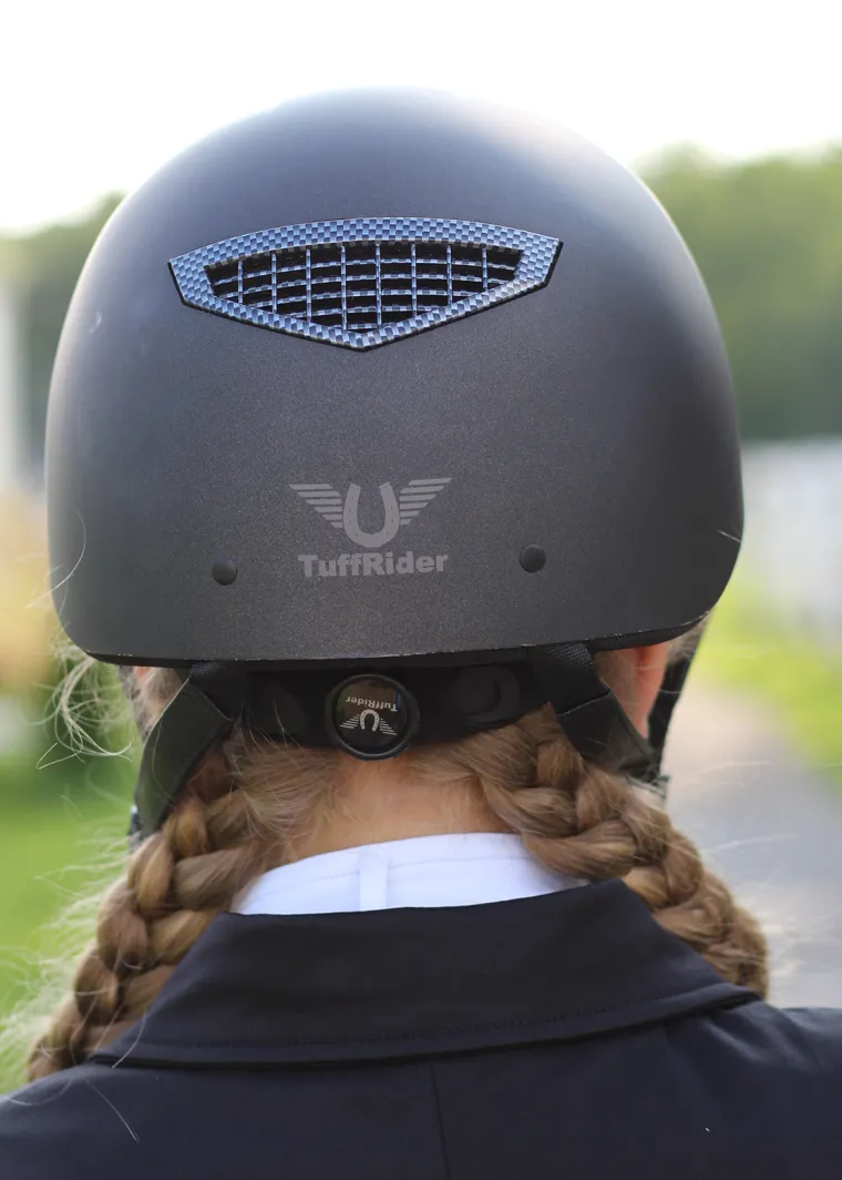 tuffrider-starter-helmet-with-rZgiOQmh-5.webp Best JPC EQUESTRIAN TuffRider® Starter Helmet With Carbon Fiber Grill Black