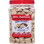 New ANIMAL HEALTH INT Mrs. Pastures Cookie – 36 oz Jar Ring Ready