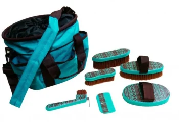 Sale SHILOH STABLES TACK Showman® Navajo Print Grooming Kit with Nylon Cordura® Tote Bag