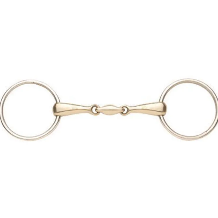 ujzOFDHW_0.webp Clearance ERS Ovation® Elite Loose Ring Snaffle Bit 18MM