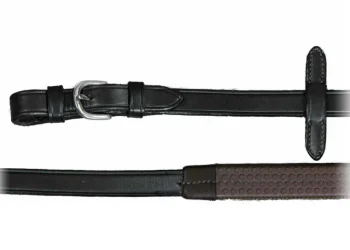 New WORLD EQUSTRN BRNDS Vespucci Eventing Reins With Buckles Brown