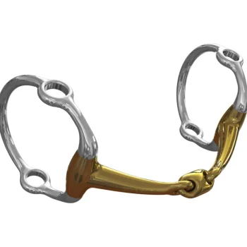Sale METLAR/NEUE SCHULE Neue Schule Tranz Angled Lozenge Cheltenham Running Lever Bit - 16 mm mouth