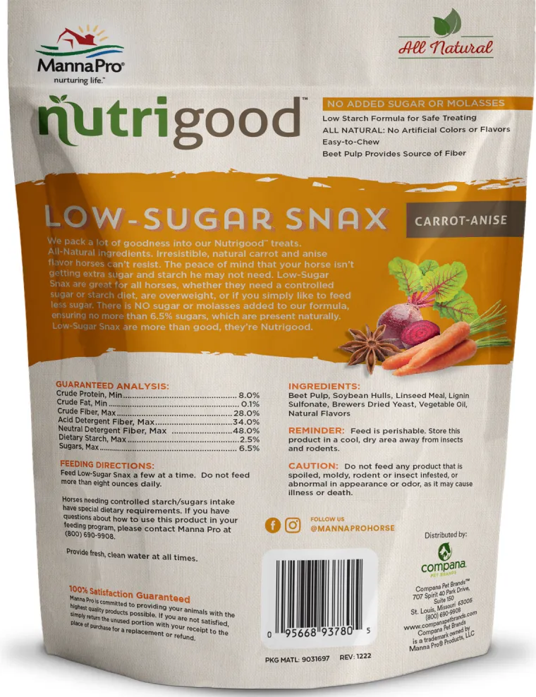xLSrwhdi_2.webp Online ANIMAL HEALTH INT Manna Pro® NutriGood™ Low Sugar Snax
