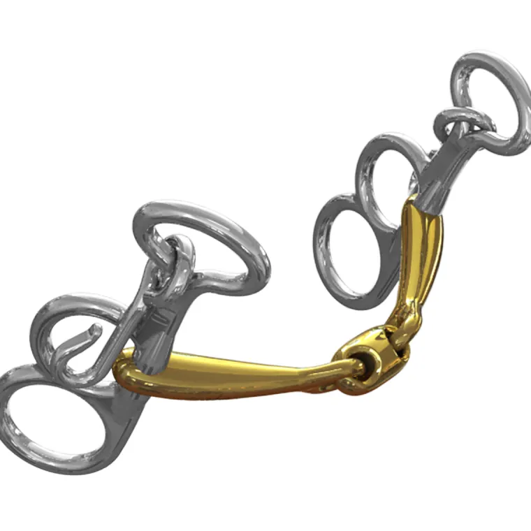 xNJAmKcy_0.webp Clearance METLAR/NEUE SCHULE Neue Schule Pony Tranz Angled Lozenge Butterfly Pelham - 10 mm mouth; 5 cm shanks