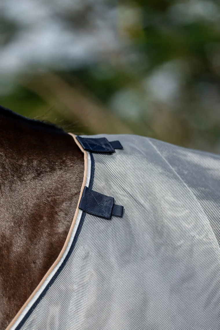 xqFkDxGZ_4.webp Online HORSEWARE ® Ireland Rambo® Protector Fieldsafe Plus Silver/Navy/White/Beige