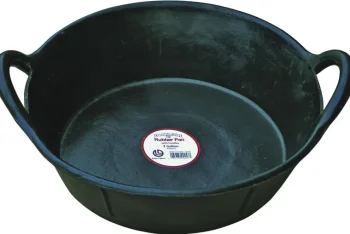 Online ANIMAL HEALTH INT Double-Tuf Rubber Pan with Handles