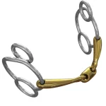 Discount METLAR/NEUE SCHULE Neue Schule Pony Tranz Angled Lozenge Universal Bit - 10 mm mouth Gold