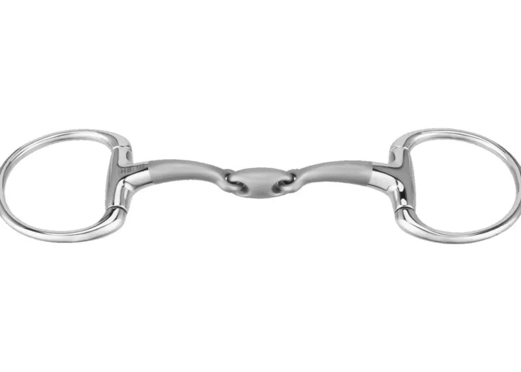 yrgFksLf_0.webp Discount GEM-HERM SPRENGER Herm Sprenger® Satinox Double-Jointed Eggbutt Snaffle Bit with 14mm Mouth Stainless