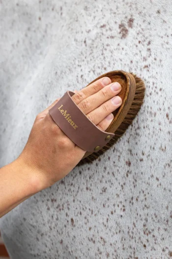 Clearance HORSE HEALTH TRADE LeMieux® Artisan Soft Speckled Brush Brown