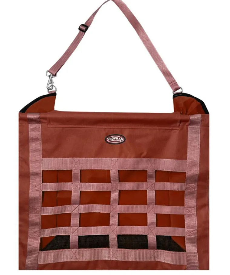 zxhJCAmy_0.webp Fashion SHILOH STABLES TACK Showman® Slow Feed Hay Bag