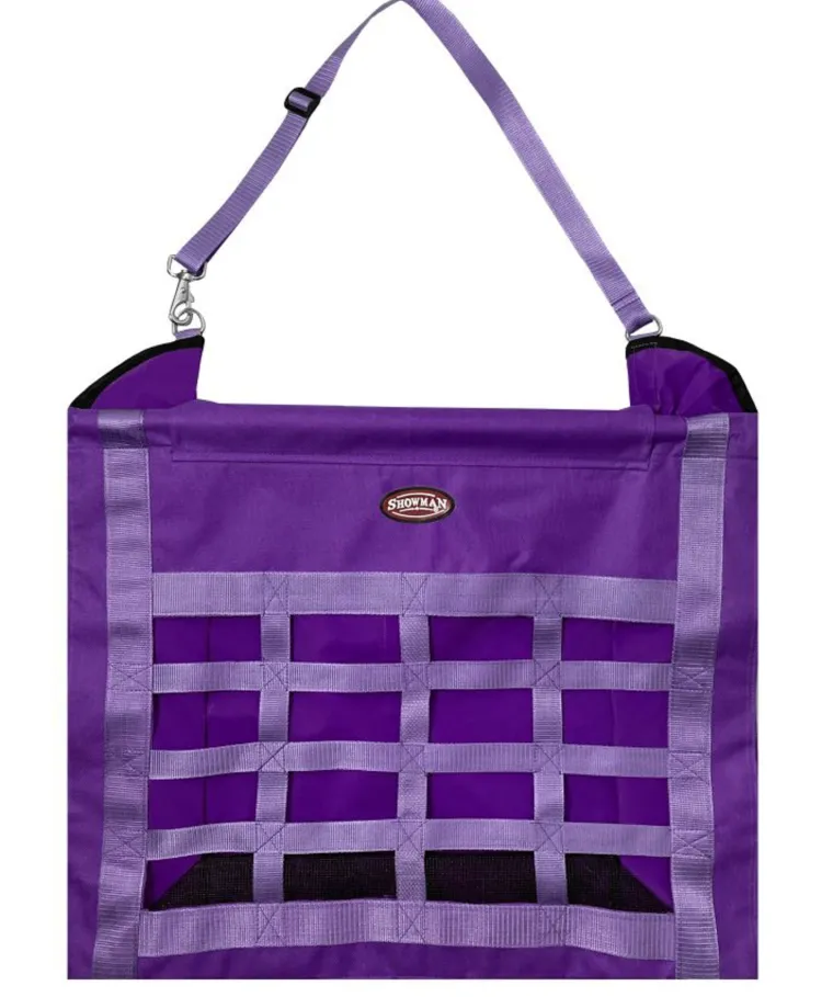 zxhJCAmy_1.webp Fashion SHILOH STABLES TACK Showman® Slow Feed Hay Bag