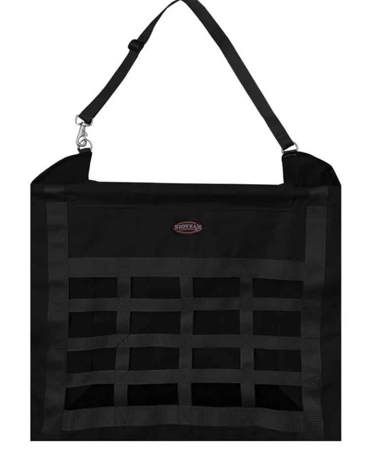 zxhJCAmy_2.webp Fashion SHILOH STABLES TACK Showman® Slow Feed Hay Bag