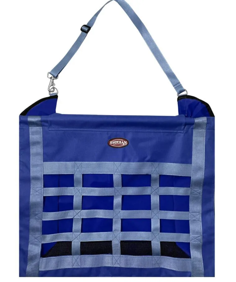 zxhJCAmy_3.webp Fashion SHILOH STABLES TACK Showman® Slow Feed Hay Bag
